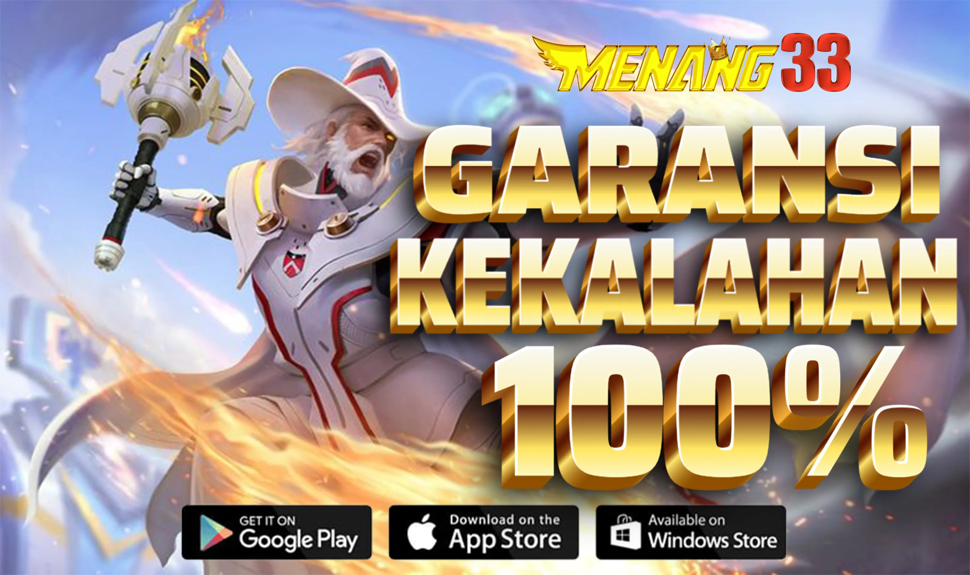 MENANG33: Slot Garansi 100% Anti Rungkad